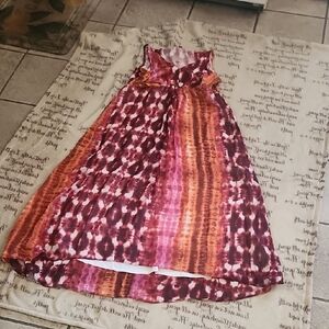 Kate & Mallory Elegant Tie-Dye Dress